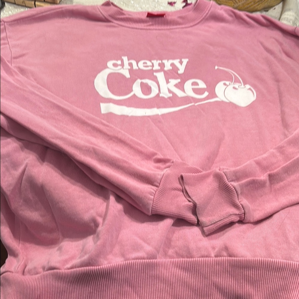 Cherry Coke Pink Sweatshirt